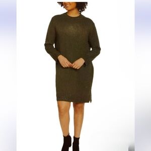 Jessica Simpson Forest Green Midi Dress